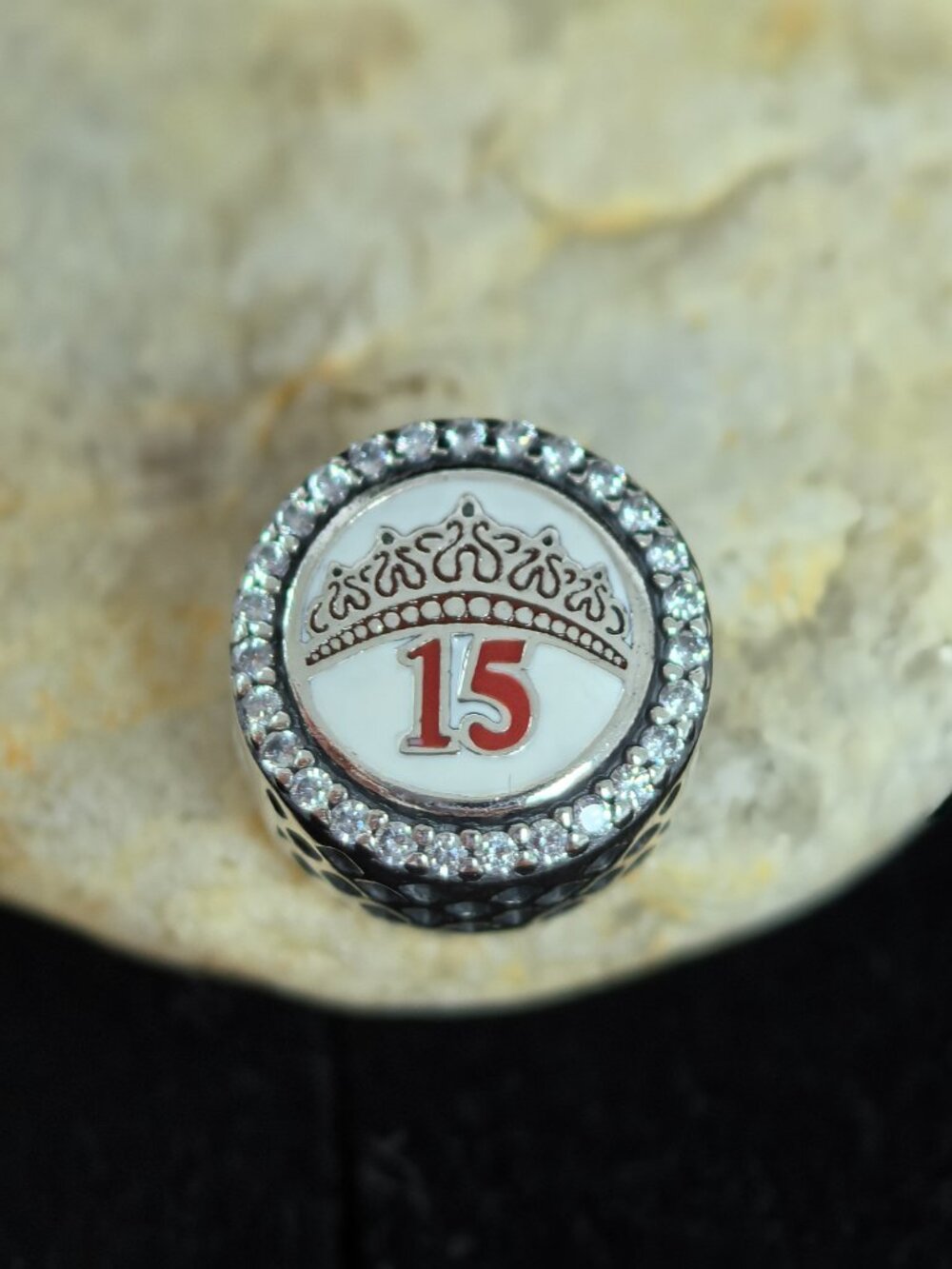 Pandora 15 Years Old exclusive Charm, S925 Silver Jewelry (Women's)